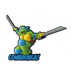 Tortues Ninja Soft Touch aimant Leonardo