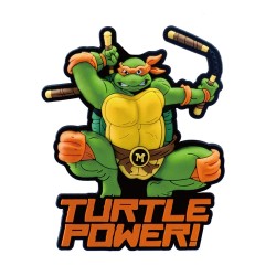 Tortues Ninja Soft Touch aimant Micheangelo