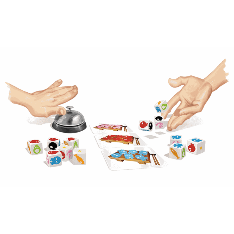 jeu : Sushi Dice
éditeur : Sit-Down!
version française