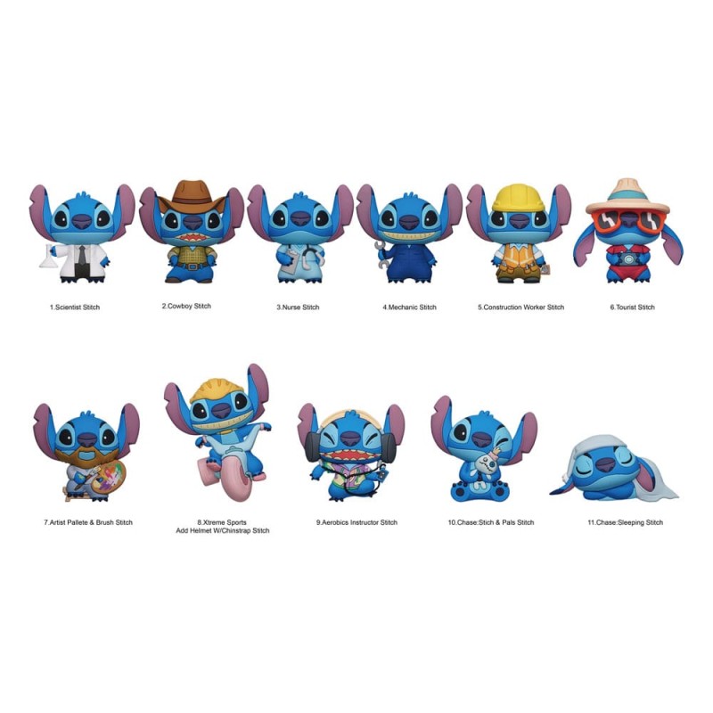 Lilo & Stitch présentoir porte-clés sac à dos 3D Series 6 (24)