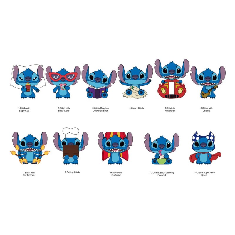 Lilo & Stitch présentoir porte-clés sac à dos 3D Series 7 (24)