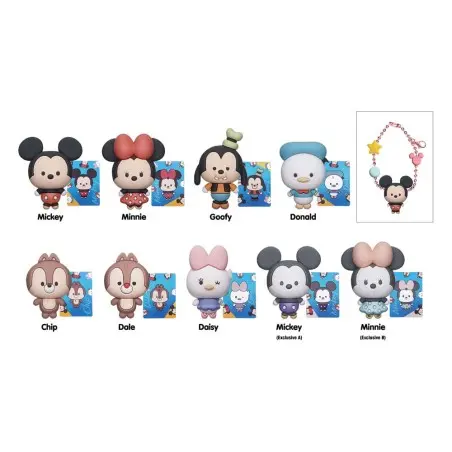 Disney présentoir porte-clés sac à dos 3DCharm Mickey & Friends (24) | 0077764858000