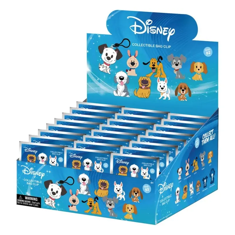 Disney Dogs 3D présentoir porte-clés sac à dos Série 1 (24) | 0077764859656