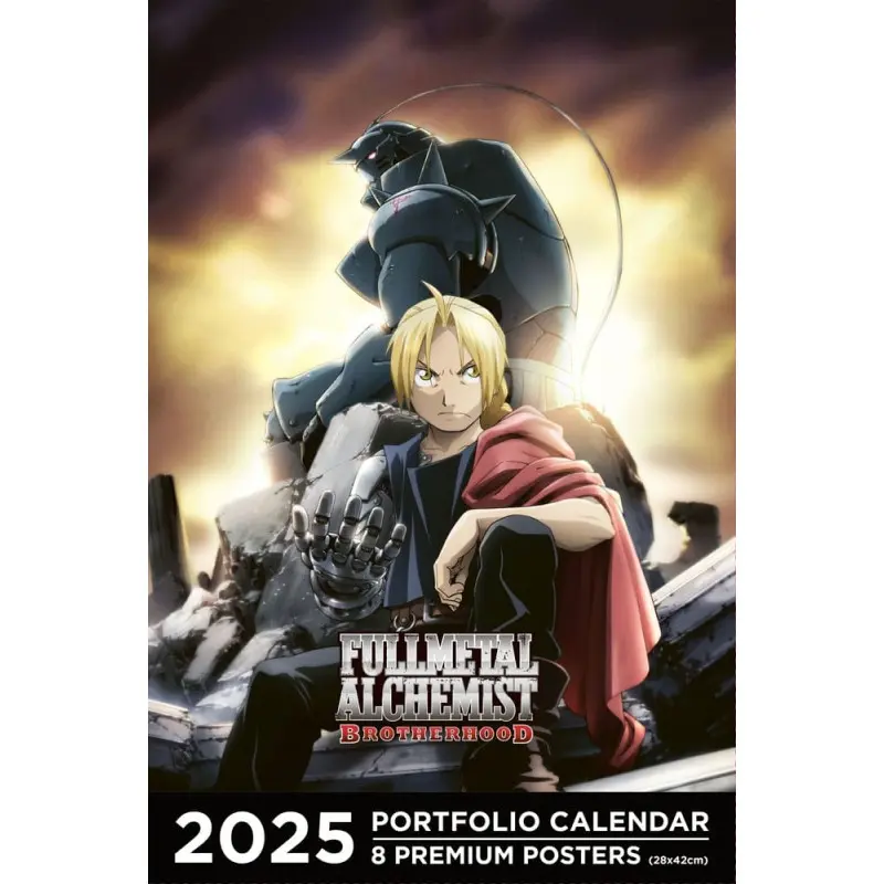 Fullmetal Alchemist Portfolio calendrier 2025 *ANGLAIS* | 9782376975038