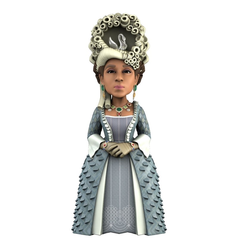 La Chronique des Bridgerton figurine Minix la reine Charlotte 12 cm      