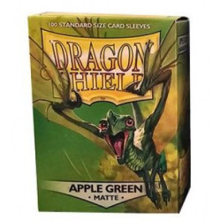 Dragon Shield Standaard Hoezen - Mat Appelgroen (100 Mouwen)