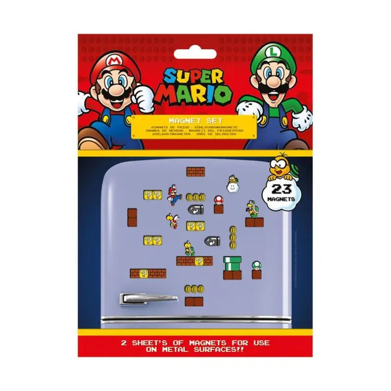 Super Mario pack aimants Mushroom Kingdom | 5050293650814