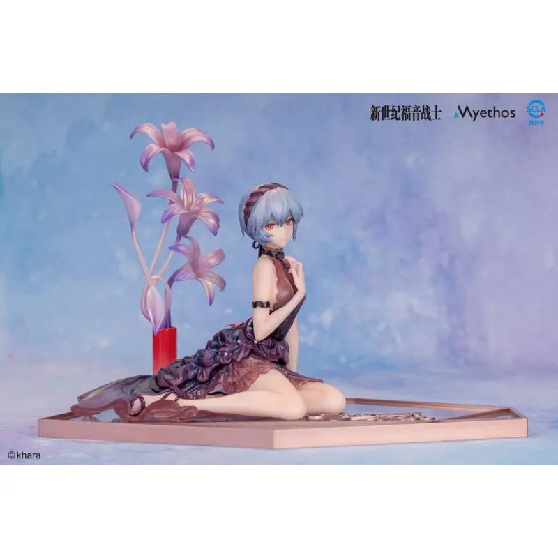 Evangelion statuette PVC 1/7 Rei Ayanami: Whisper of Flower Ver. 15 cm | 6971804910854