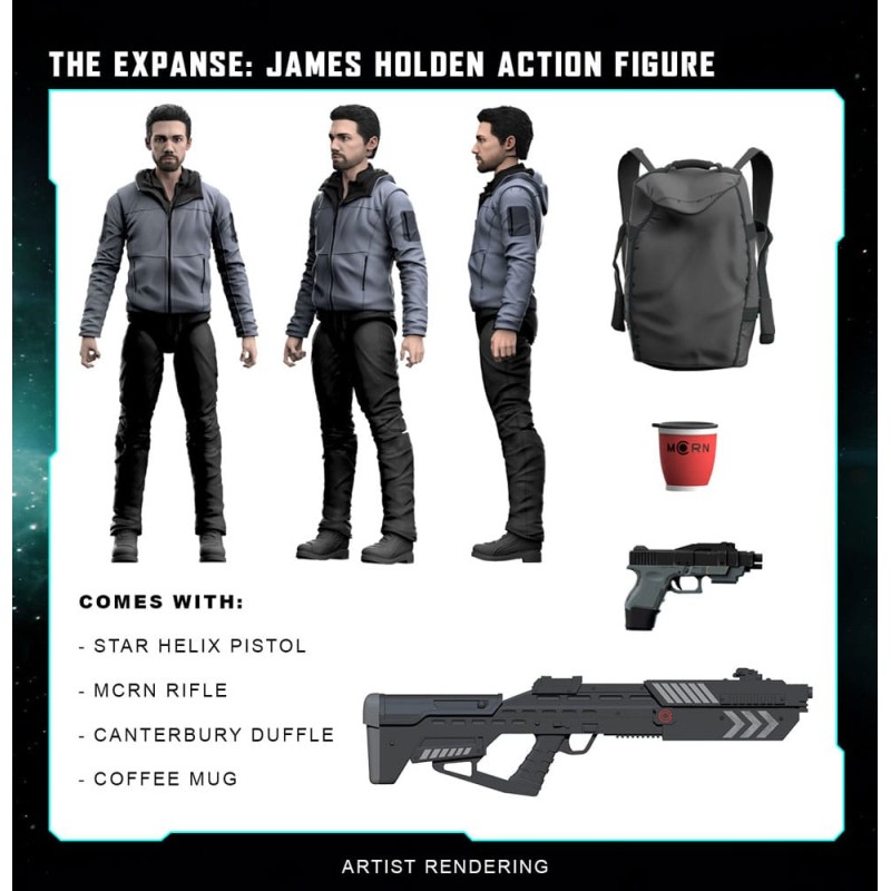 The Expanse figurine James Holden 20 cm | 0850048317284