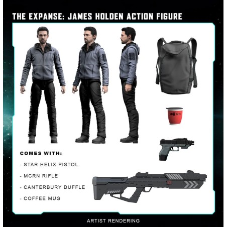 The Expanse figurine James Holden 20 cm