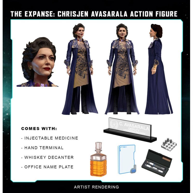 The Expanse figurine Chrisjen Avasarala 20 cm | 0850048317314