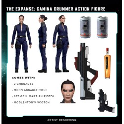 The Expanse figurine Camina Drummer 20 cm