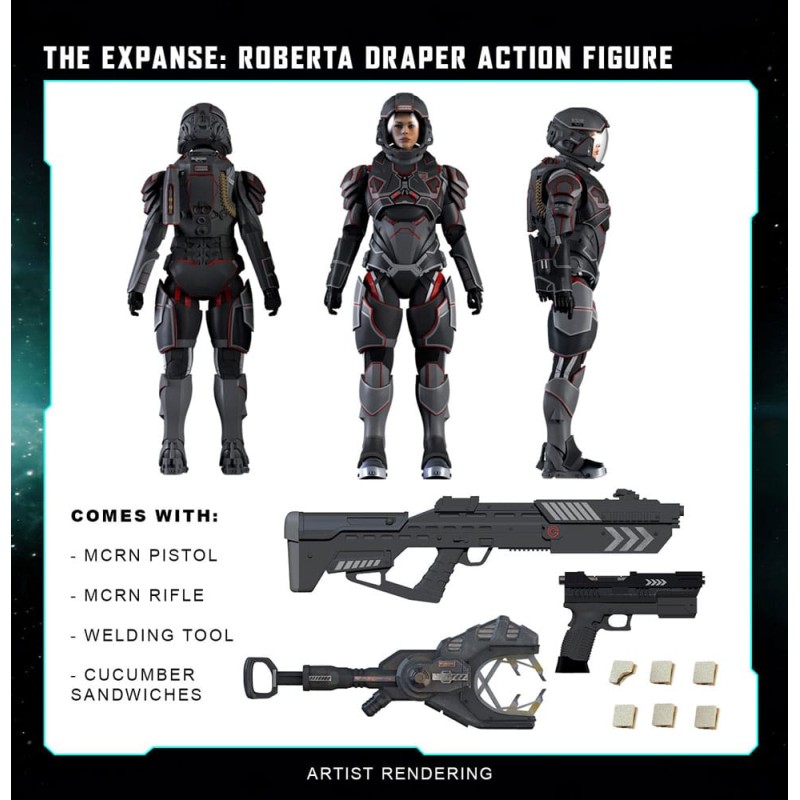 The Expanse figurine Roberta Draper 20 cm | 0850048317338