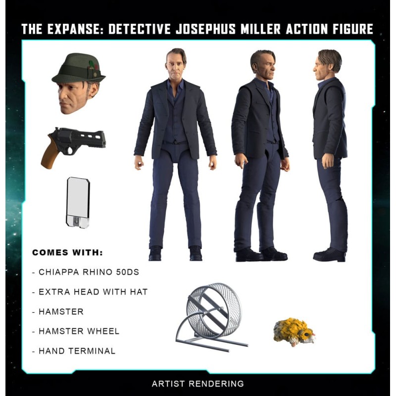 The Expanse figurine Detective Josephus Miller 20 cm | 0850048317345