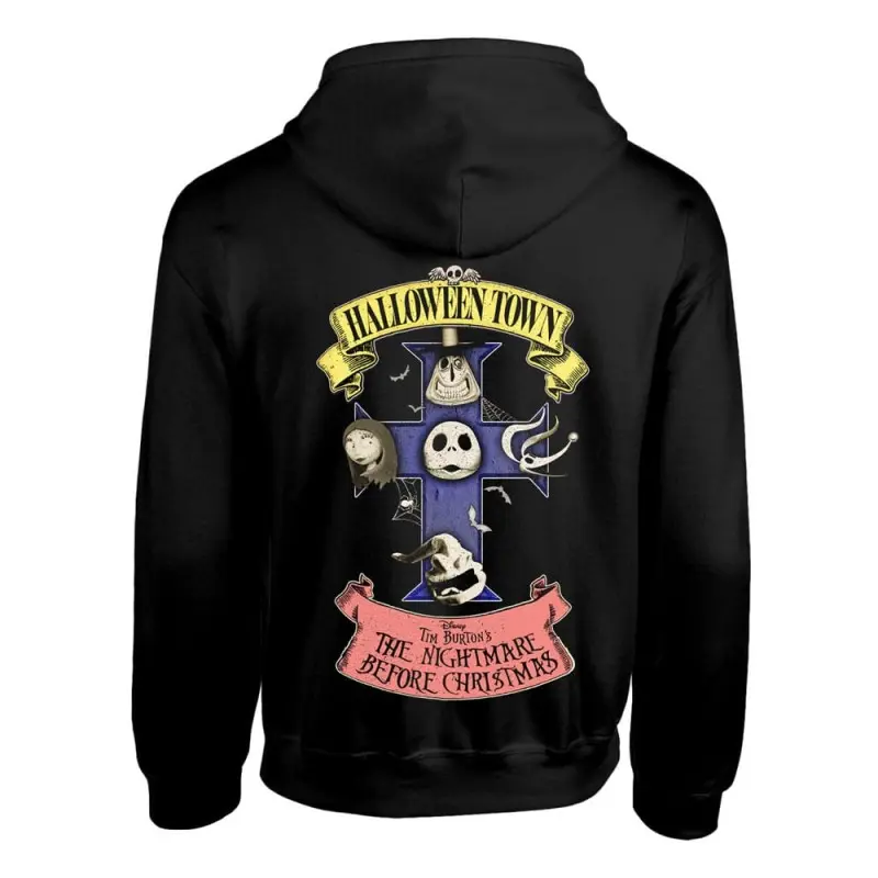 L´etrange Noël de Mr. Jack sweater à capuche Halloween Town (L) | 5056811529563