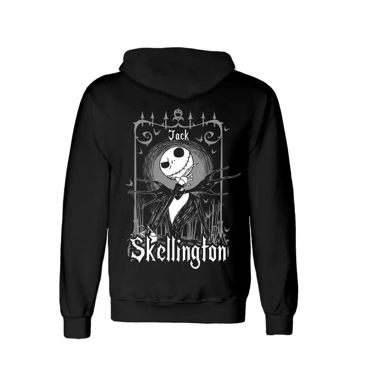 L´etrange Noël de Mr. Jack sweater à capuche Jack Skellington In Frame Black And Back (L) | 5056811515641