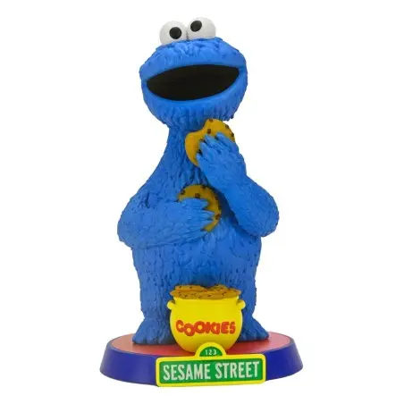 1, Rue Sésame Head Knocker Cookie Monster 18 cm | 0634482086162