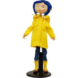 Coraline figurine flexible Raincoat & Boots 18 cm