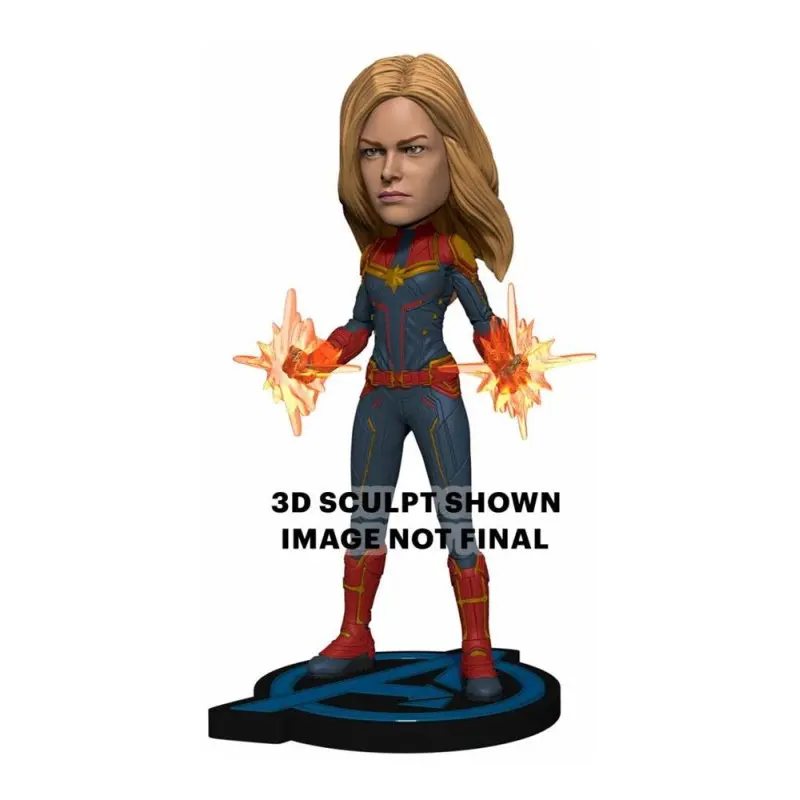 Avengers: Endgame Head Knocker Captain Marvel 20 cm | 0634482617892