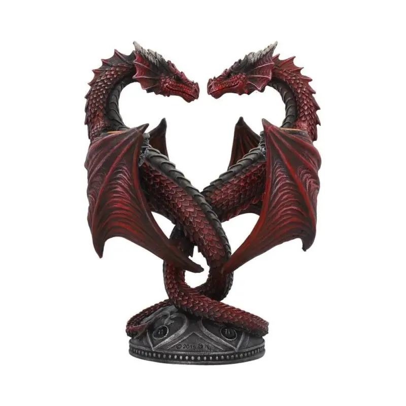 Anne Stokes bougeoir Dragon Heart Valentine's Edition 23 cm | 0801269126483