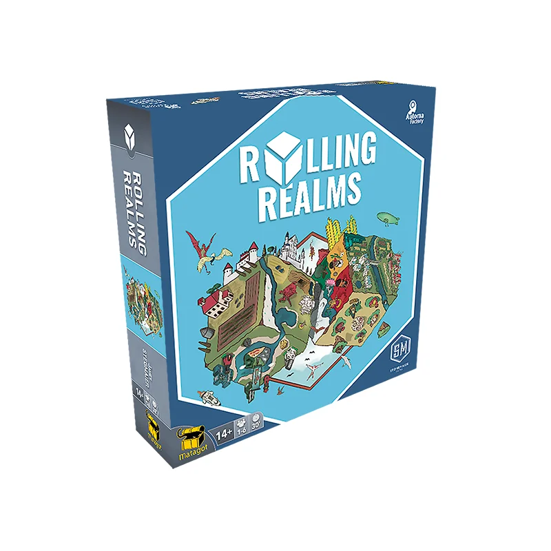 Spel: Rolling Realms
Uitgever: Matagot
Engelse versie