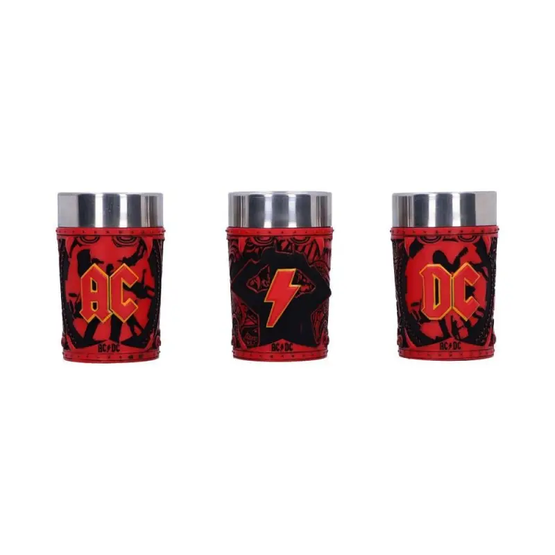 AC/DC pack 3 verres à shot Logo | 0801269153359