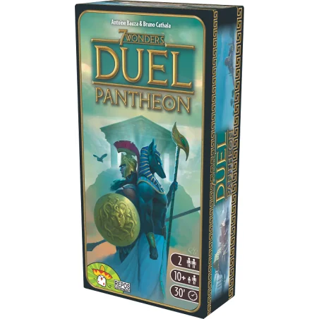 jeu : 7 Wonders Duel - Ext. Pantheon
éditeur : Repos Production
version française