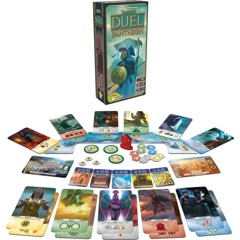 Spel: 7 Wonders Duel - Ext. Pantheon
Uitgever: Repos Production
Engelse versie