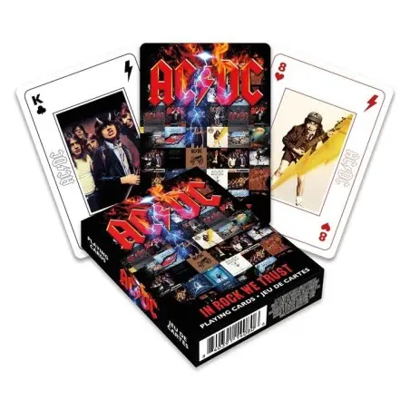 AC/DC jeu de cartes à jouer In Rock We Trust | 0840391140806