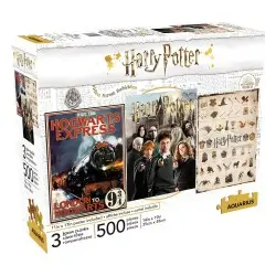 Harry Potter pack 3 puzzle Movie Poster (500 pièces)