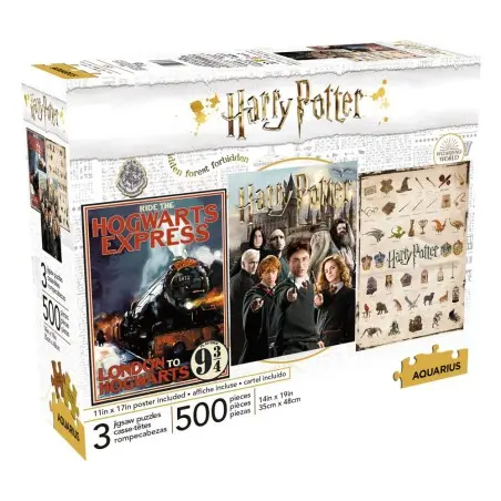 Harry Potter pack 3 puzzle Movie Poster (500 pièces) | 0840391148215