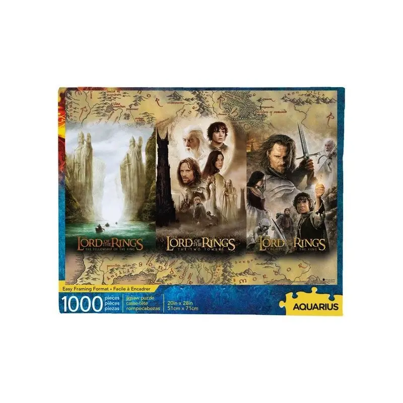 Le Seigneur des Anneaux puzzle Triptych (1000 pièces) | 0840391145627