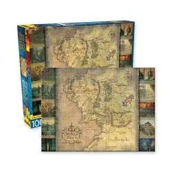 Le Seigneur des Anneaux puzzle Map (1000 pièces)