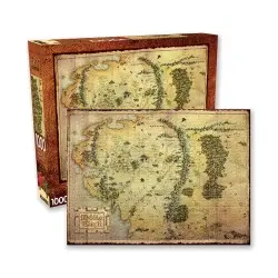 Le Hobbit puzzle Map (1000 pièces)