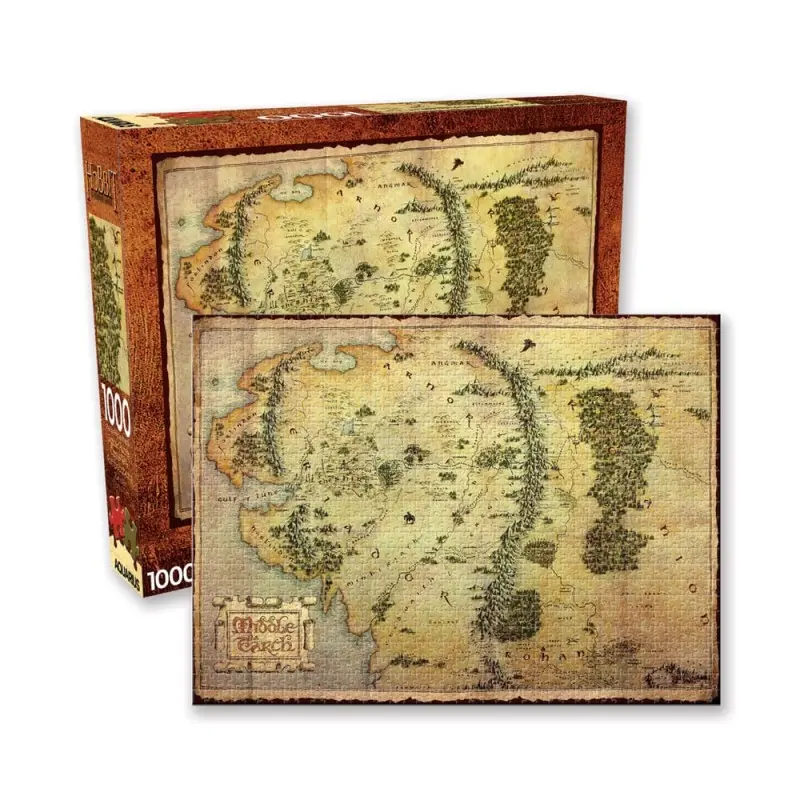 Le Hobbit puzzle Map (1000 pièces) | 0840391148857