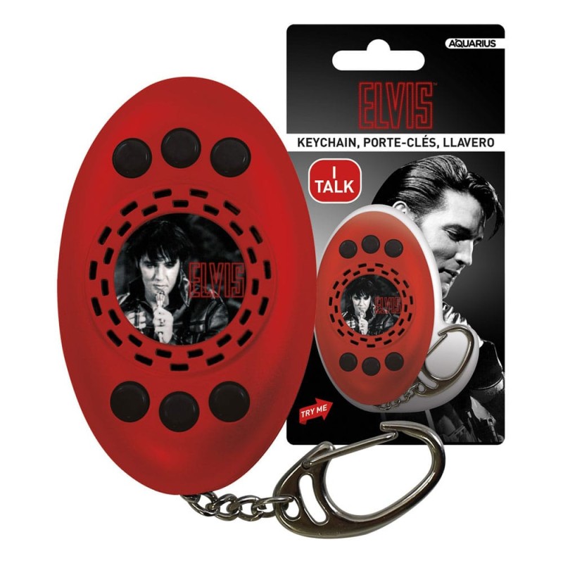 Elvis: SQUAWKey Talking Keychain | 0840391152229