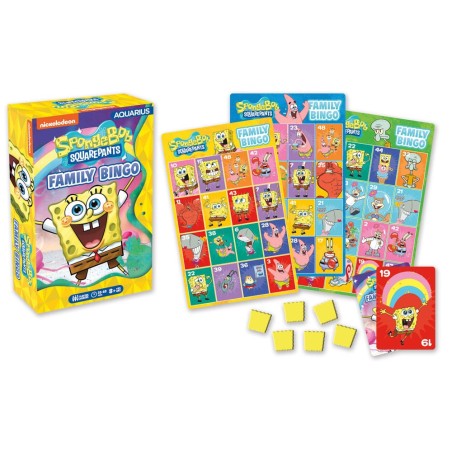 Bob l´éponge jeu de plateau Family Bingo *ANGLAIS*