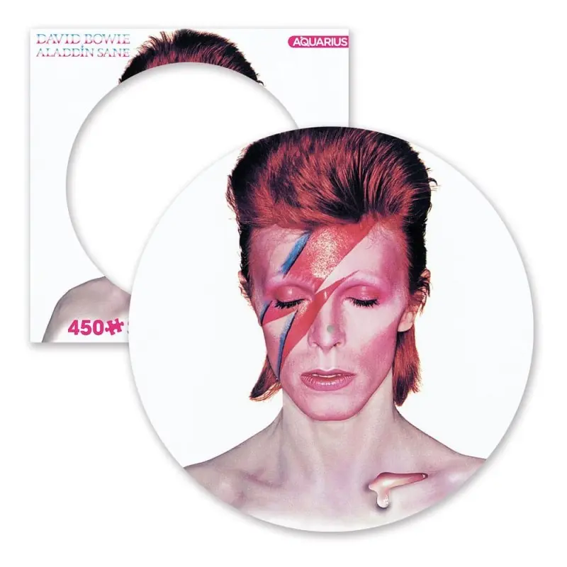 David Bowie: Aladdin Sane 450 Piece Picture Disc Jigsaw Puzzle | 0840391152694