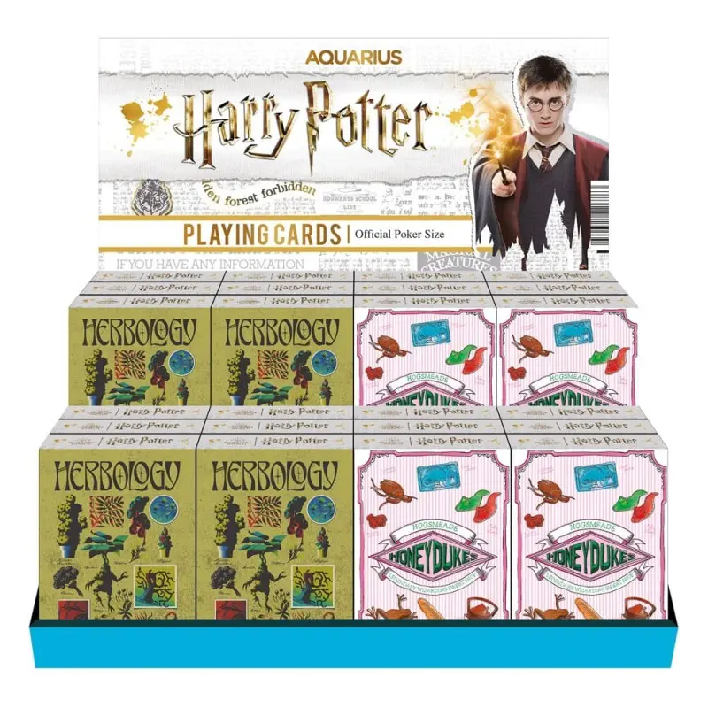 Harry Potter présentoir jeux de cartes à jouer (24) | 0840391185043