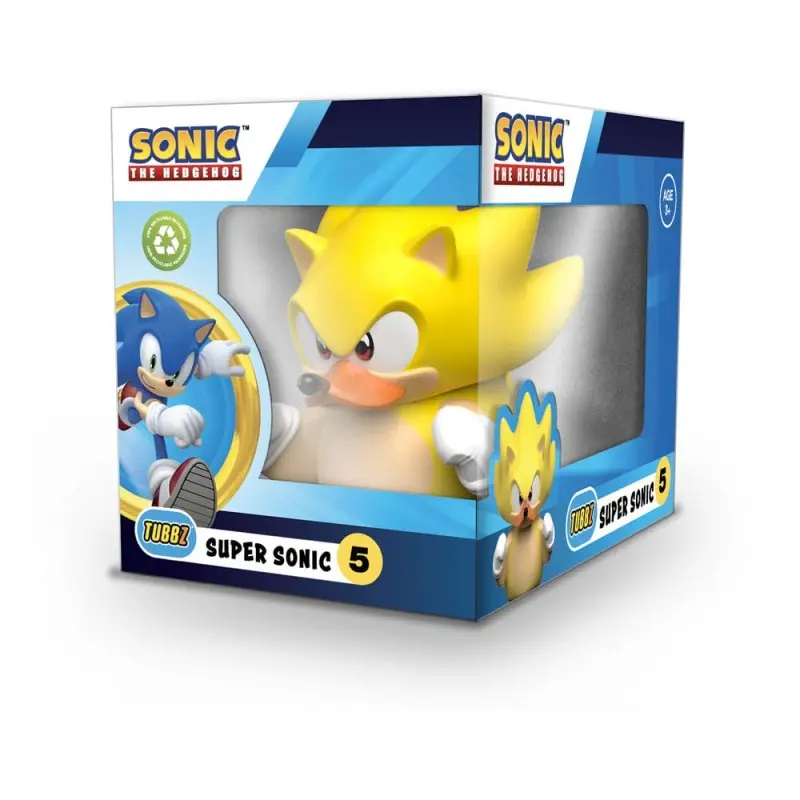 Sonic - The Hedgehog Tubbz figurine PVC Super Sonic Boxed Edition 10 cm | 5056280460466