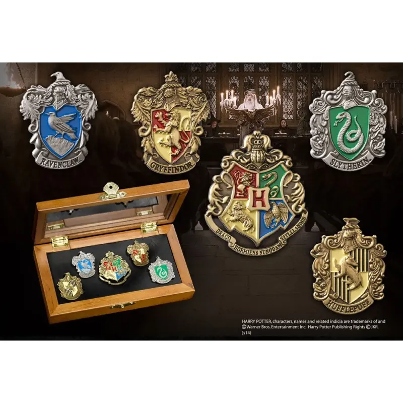 Harry Potter collection de pins Maisons de Poudlard | 0812370010103