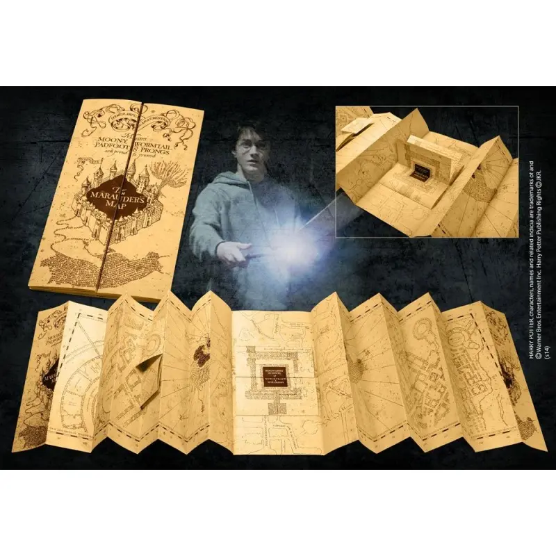 Harry Potter réplique 1/1 Carte du Maraudeur | 0812370013852