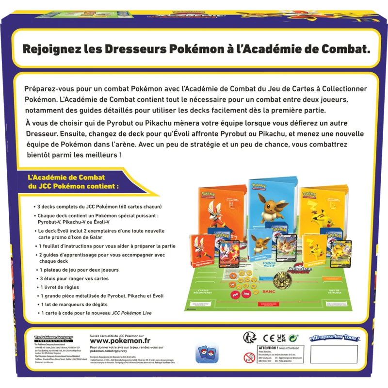 jcc / tcg : Pokémon
Coffret Académie de Combat (2ème Édition) FR
éditeur : Pokémon Company International
version française