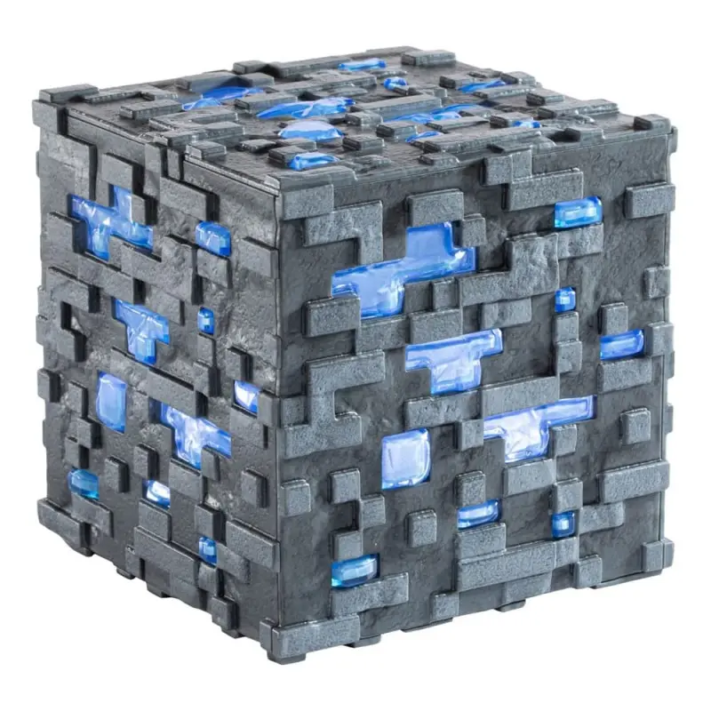 Minecraft réplique Illuminating Diamond Ore Cube 10 cm | 0849421009458