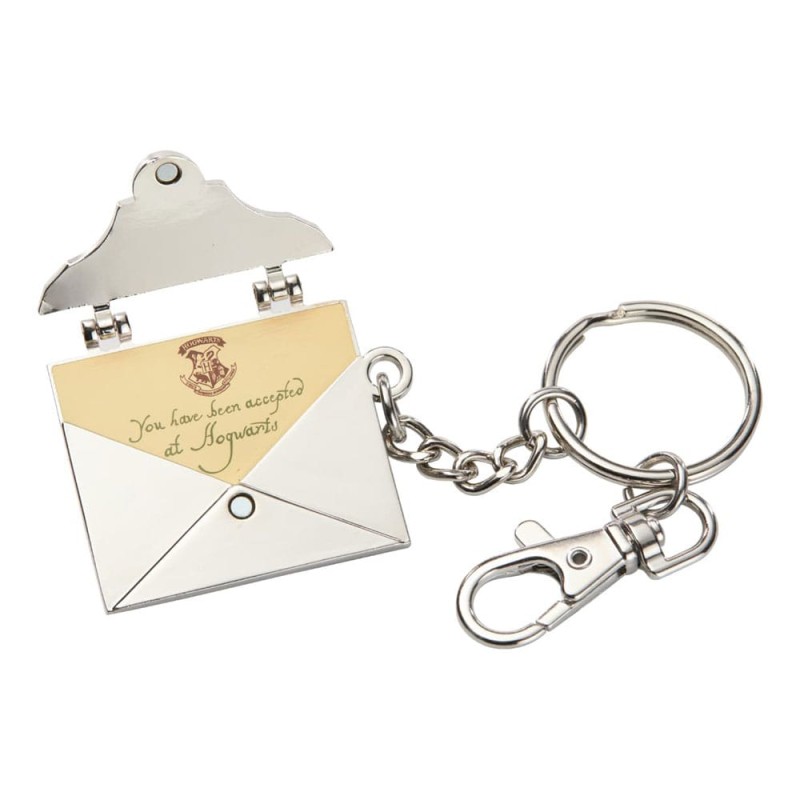 Harry Potter porte-clés métal Poudlard Acceptance Letter 