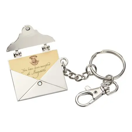 Harry Potter porte-clés métal Poudlard Acceptance Letter  | 0849421008956