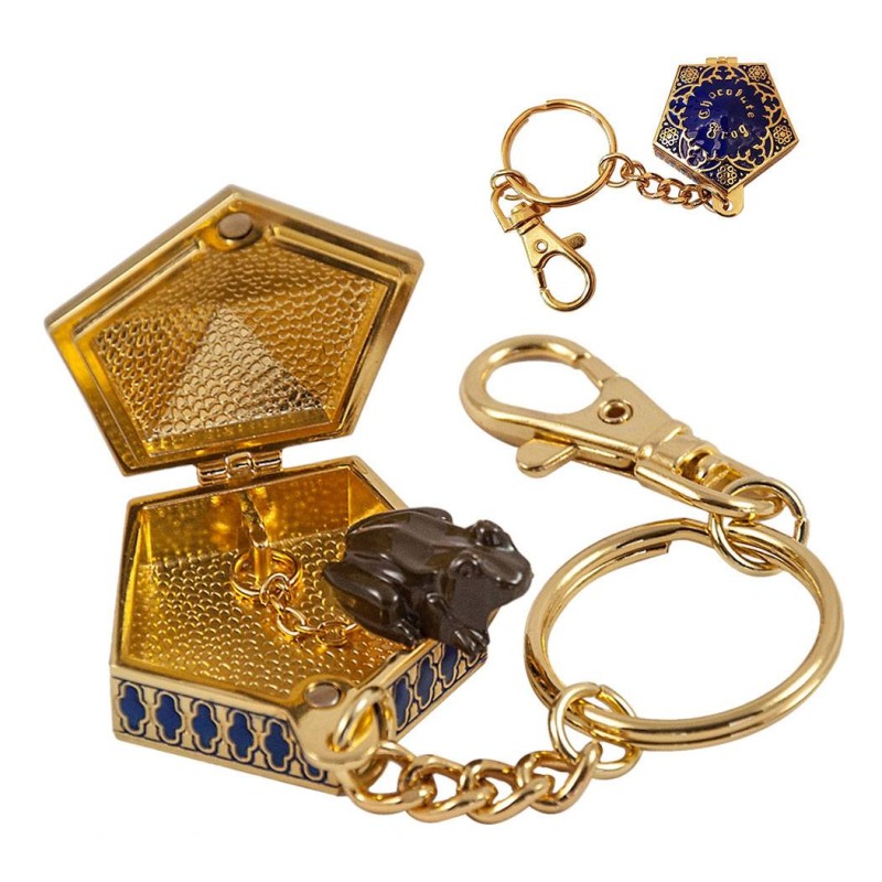 Harry Potter porte-clés métal Chocolate Frog 4 cm