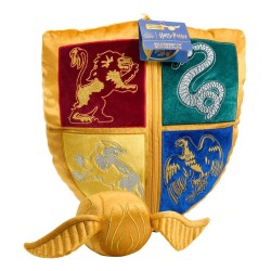 Harry Potter oreiller avec peluche Quidditch Crest & Vif d'or