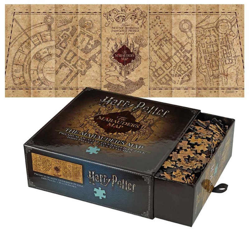 Harry Potter Puzzle The Marauder's Map Cover  | 0849421004491