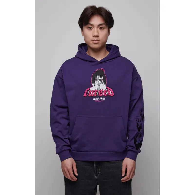 Naruto Shippuden sweater à capuche Graphic Purple (M) | 8718526548921